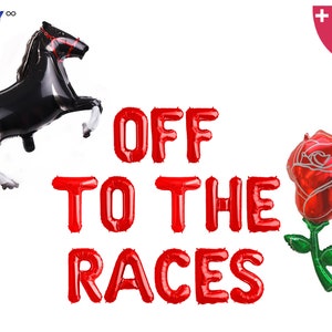 Off To The Races Kentucky Derby Banner | Horse racing decorations Kentucky Derby decorations | Horse Racing Party decorations