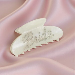 Rhinestone Bride Claw Clip: Bachelorette Party Favor
