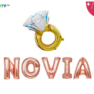 Novia Balloon Banner | Bridal Shower Balloons  | La Novia Bridal Shower Party Decoration Balloon | Bachelorette Party Decorations Balloon