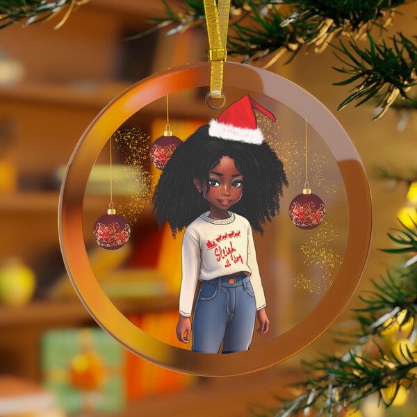 Black Girl Christmas - Etsy