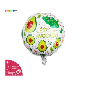 Lets Avocado Balloon | Taco Bar Fiesta Decor | Avocado Balloon | Mexican Party Decorations | Avocado Birthday | Fiesta Balloon Decor