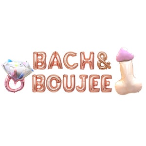 Bach and Boujee Bachelorette Party Decor | Bach Party Decorations | Bride and Boujee Banner | Bachelorette Party Decor Balloon Banner