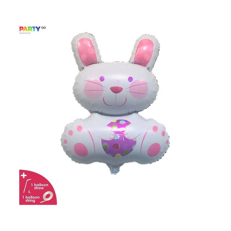 Bunny Balloon Rabbit Balloon Birthday/Easter Party Decoration Kids/Girl's Birthday image 1