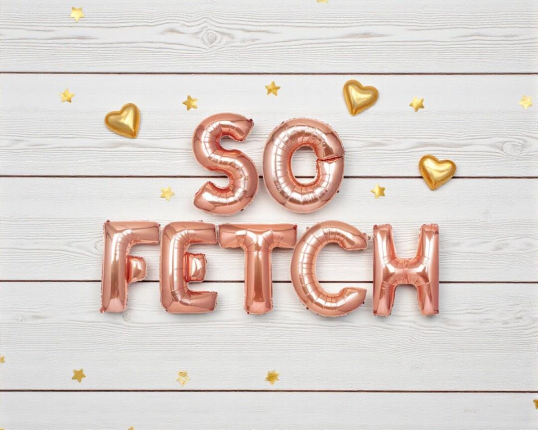 So Fetch Balloon Banner: Mean Girls Bachelorette Party Decorations - Etsy