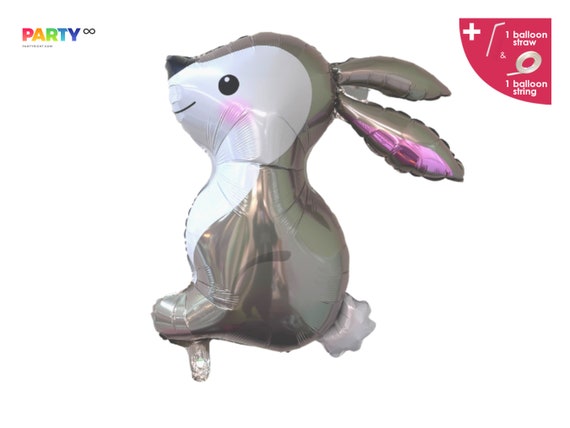 Bunny Balloon | Rabbit Balloon | Birthday/Easter Party Decoration | Easter First Birthday Some Bunny Balloons Bunny Theme Bunny Il_570xn