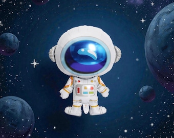 Astronaut Foil Balloon: 33'' Spaceman Party Decor