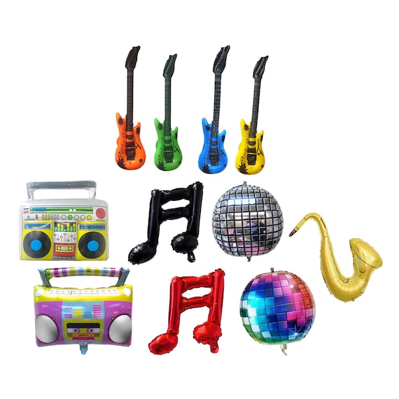 Music Themed Party Decorations Saxophone Balloon Music Concert Party  Decoration Music Theme Party Band Party Jazz Party Guitar Balloon 