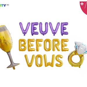 Veuve Before Vows Banner | Champagne Veuve theme Bachelorette  Decorations | Bach Day Banner | Bach Day Decor Bridal Shower