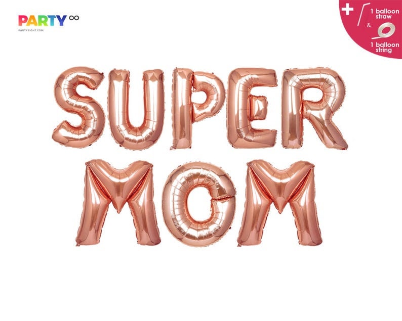 BEST MOM EVER Banner Happy Mothers Day Decorations Mothers Etsy