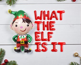 Christmas Baby Gender Reveal: What the Elf Is It? Elf Winter Party Decorations