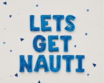Lets Get Nauti Balloons: Nautical Bachelorette Party Decor