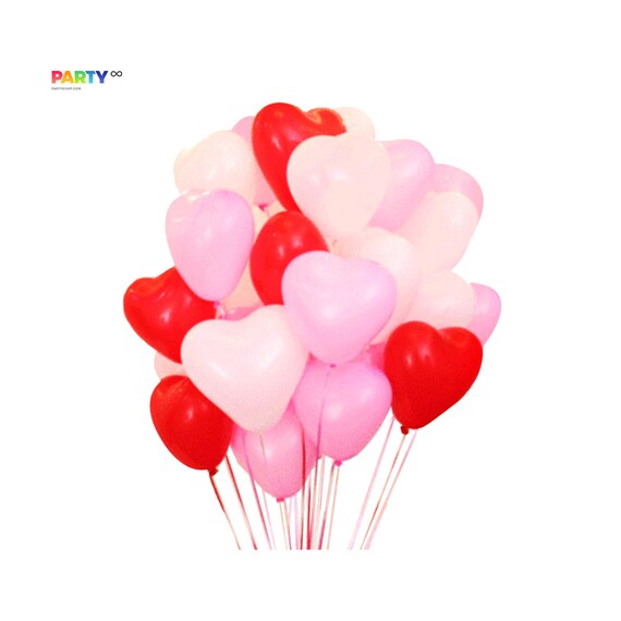 Happy Valentines Day Script Latex Balloons Party Decor Gift Bouquet 11" Red/Pink Happy Valentines Day Script Latex Balloons Party Decor Gift Bouquet 11" Red/Pink