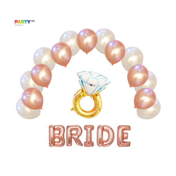 Bridal Shower Balloons with balloon bouquet Bridal Shower Etsy