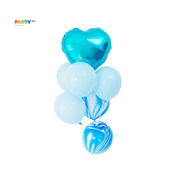 Blue Balloon Bouquet | Something Blue | Blue Balloon Bouquet | Blue Party Decoration | Blue Balloons Decoration | Blue Birthday Party Il_570xn