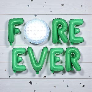 FORE EVER Golf Balloons: Birthday Party Decoration