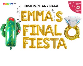 Final Fiesta Bachelorette Party Decor | Customize Fiesta Bachelorette Party Decorations | Fiesta Bach Banner