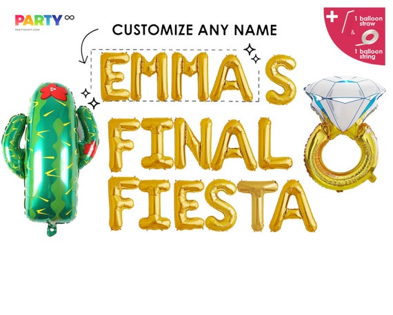Final Fiesta Bachelorette Party Decor | Customize Fiesta Bachelorette Party Decorations | Fiesta Bach Banner Il_570xn