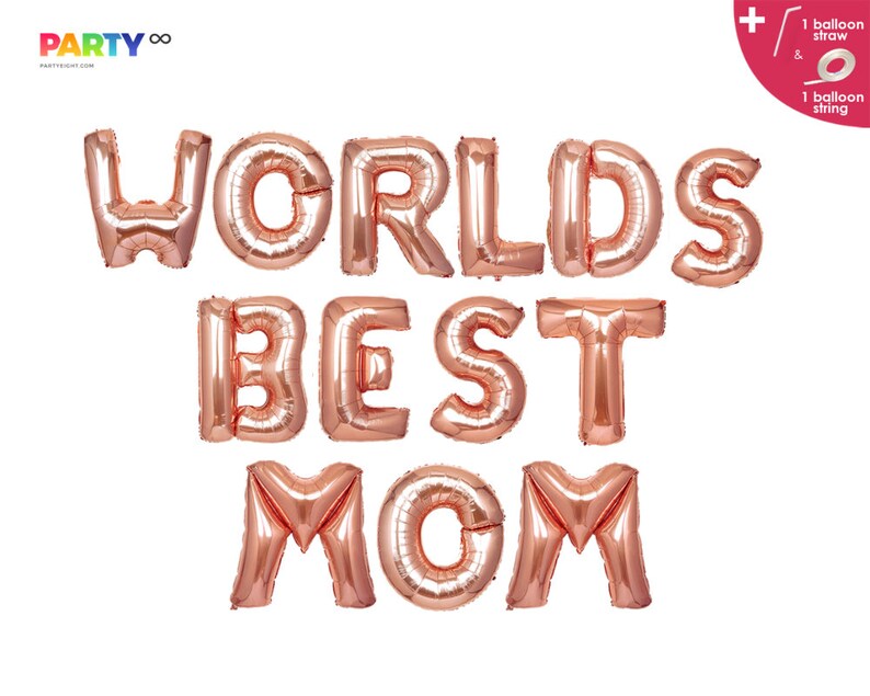 BEST MOM EVER Banner Happy Mothers Day Decorations Mothers Etsy