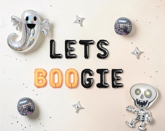 Let’s Boogie Halloween Disco Balloon Kit: Groovy Spooky Birthday and Bachelorette Party Decorations Set