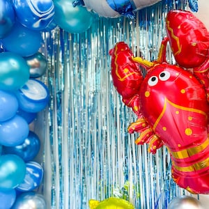 Lobster Balloon | Under the Sea Theme Balloon |  Lobster Seafood Balloon | Ocean theme party balloon