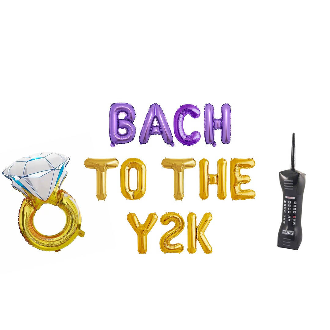 Bach to the Y2K Bachelorette Decorations Kit Y2K Themed Bachelorette