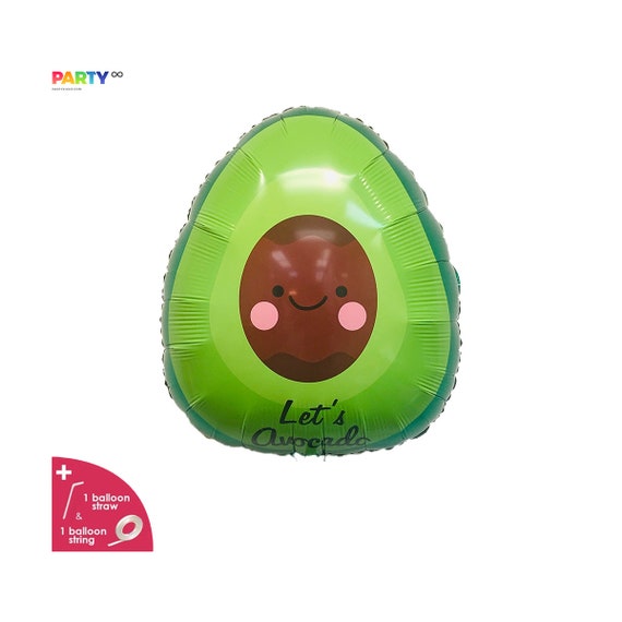 Taco Bar Fiesta Decorations Avocado Balloon Mexican Party