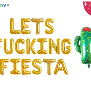 Lets Fucking Fiesta Banner | Desert Bachelorette | Final Fiesta Decor | Same Cactus Forever Mexico Bachelorette Decor