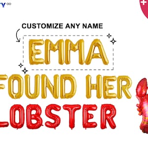 Friends Themed Bachelorette Party Decorations | Customize Bachelorette Party Decorations | Where She Found Her Lobster Party Banner/Sign