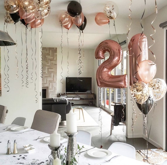 Rose Gold 21st Birthday Decor Set Jumbo 21 Big Number 21st Birthday Party  Ideas 21st Birthday Gifts for Her 21st Birthday Balloon Kit -  Norway