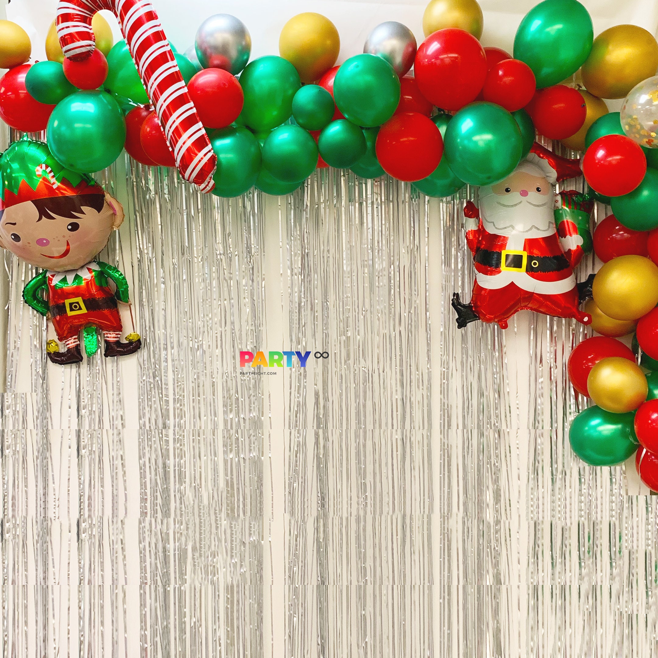 Christmas balloon backdrop Clearance
