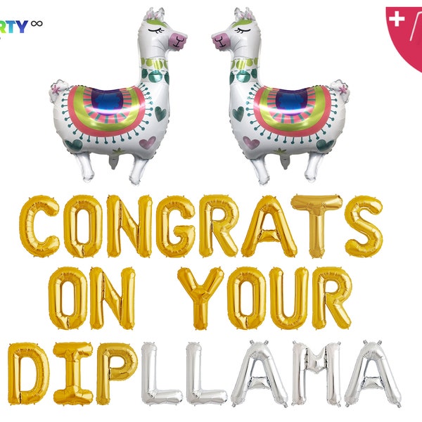 Fiesta Themed College Graduation Party Decorations | Fiesta High School Graduation Party Decorations | Congrats on your Dipllama
