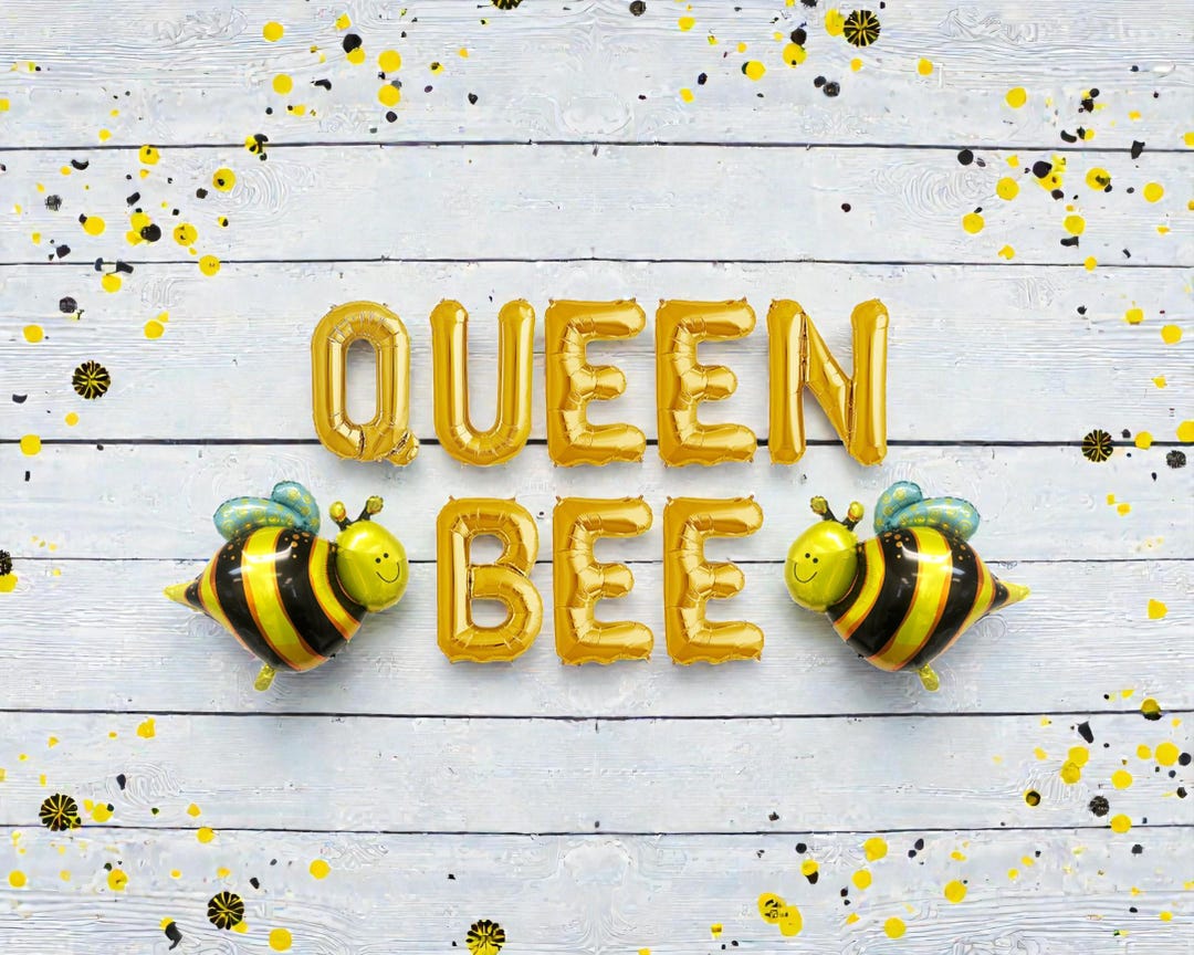 Queen Bee Balloon Banner: First Bee Day 1st Birthday Party Decor - Etsy