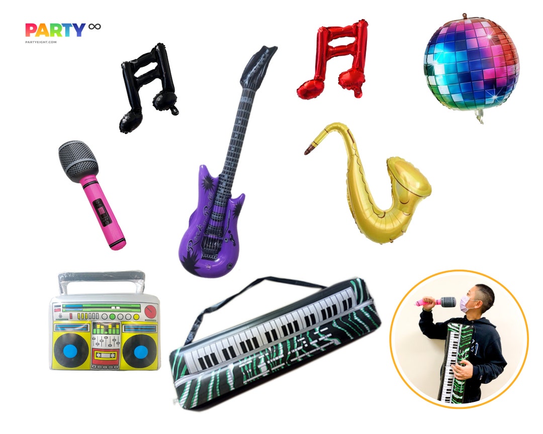 Music Themed Party Decorations Saxophone Balloon Music Concert Party