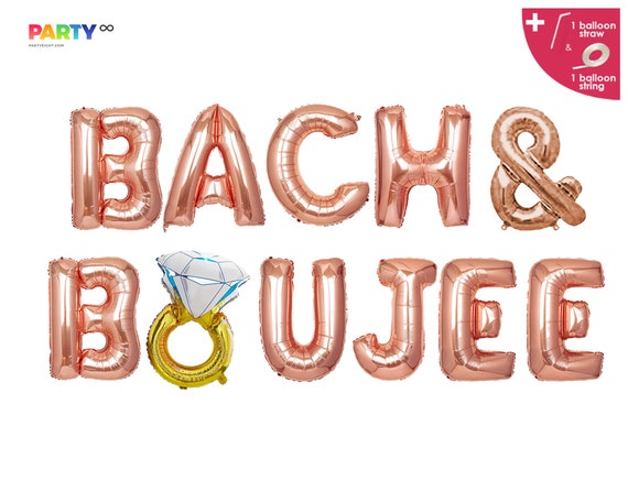 Bach and Boujee Bachelorette Party Decor | Bach Party Decorations | Bride and Boujee Banner | Bachelorette Party Decor Balloon Banner Il_570xn