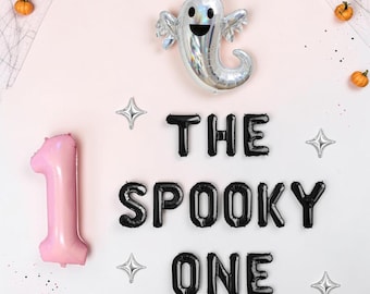 The Spooky One Balloon Kit: Halloween First Birthday Little Boo Fall Birthday Party Decor