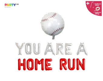 Baseball Valentine's Day You are a Home Run Baseball Birthday/Baby Shower Banner | Baseball First 1st Birthday