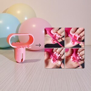 Attaches Pour Ballons En PVC - Lot De 300, Couleurs Assorties, Fermeture Automatique, Pour Fêtes