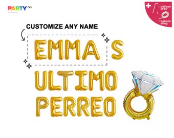 Ultimo Perreo Bachelorette Custom Banner | Mi Ultimo Perreo La Novia Despedida De Soltera Party Decor | Bach Party Decor