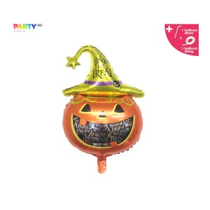 Trick or Treat Pumpkin Halloween Party Balloons Decorations | Halloween Party Decor | Halloween Party Balloons Decorations