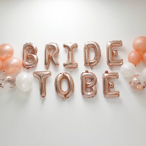 Bridal Shower Balloon Kit | "Bride to Be" Balloon | Bridal Shower/Engagement/Wedding Party Decoration