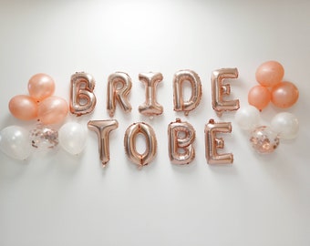 Bridal Shower Balloon Kit | "Bride to Be" Balloon | Bridal Shower/Engagement/Wedding Party Decoration