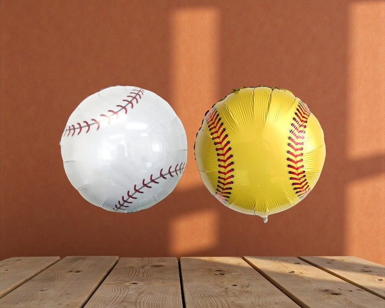 Baseball & Softball Foil Balloon: Sports Party Birthday Game Day Decorations Both