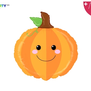 Pumpkin Balloon | Fall Themed Pumpkin Baby Shower Decorations | Little Pumpkin First Birthday Fall Halloween Balloon