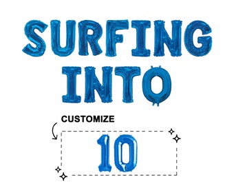 Surfing Into 10 Custom Birthday Decors | Surfing Totally Two-bular kids Birthday Surf's Up-Pool-Splash Splish Party Surfing
