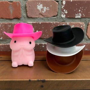 Divertido juguete antiestrés con forma de pene blando y sombrero: regalo para despedida de soltera.