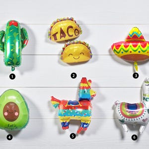 Fiesta Baby Balloon Banner: Mexican Cactus Avocado Taco Party Decor for Bachelorette & Birthday