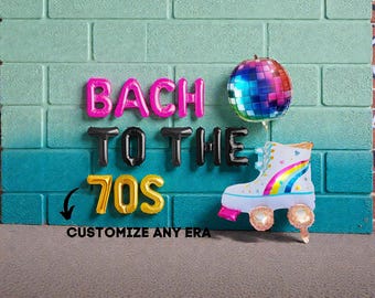 Retro Groovy Bachelorette Party Balloon Kit: Bach to the 90s Theme