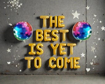 Divorce Party Balloon Banner: The Best Is Yet To Come Breakup Celebration Decor