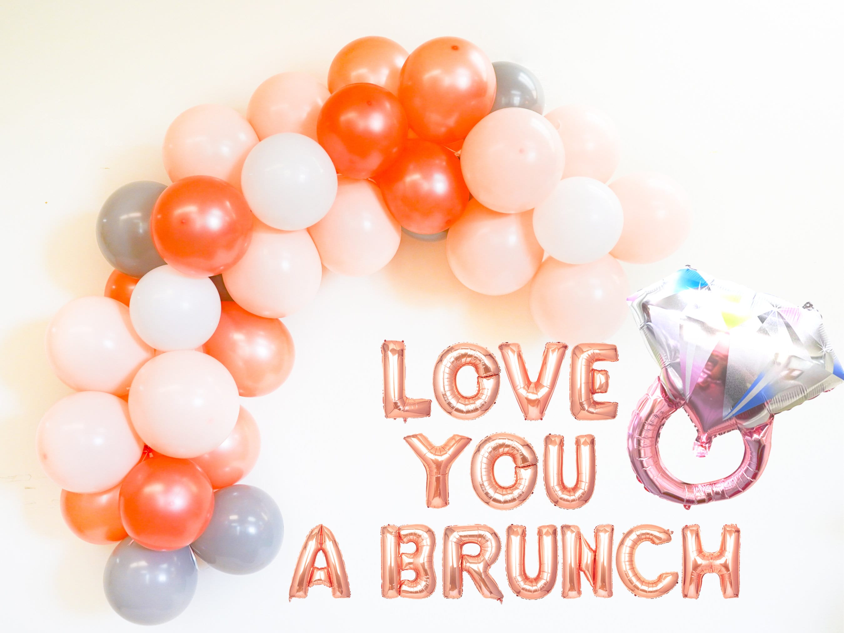 Btxlhaohe Love You A Brunch Balloons Banner Bridal Brunch Party Decorations Supplies Bachelorette Party Bridal Shower Party Decor Supplies