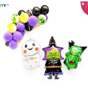 Halloween Party Balloon Garland | Halloween Bat Balloon | Halloween Party Decorations | Halloween Baby Shower Gender Reveal
